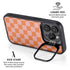 Orange Checkered iPhone 14 Pro Kickstand Case